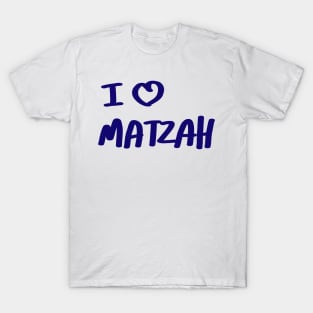 I Love Matzah Passover design T-Shirt